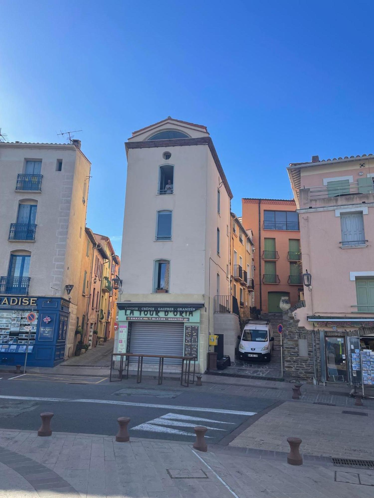 3Conv48- Charmant T2 Avec Vue Imprenable En Face Plage Collioure Apartment Exterior photo