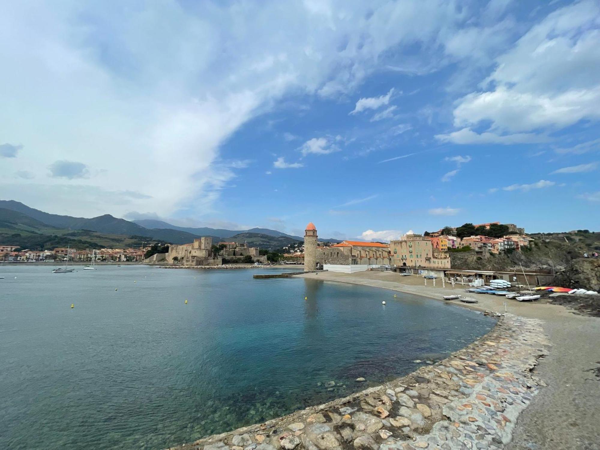 3Conv48- Charmant T2 Avec Vue Imprenable En Face Plage Collioure Apartment Exterior photo